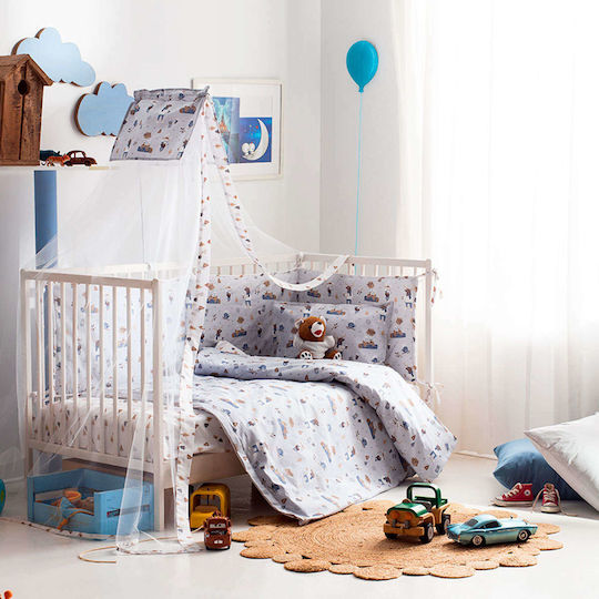 Vesta Home Baby Quilt Woodland 120x160cm Ciel