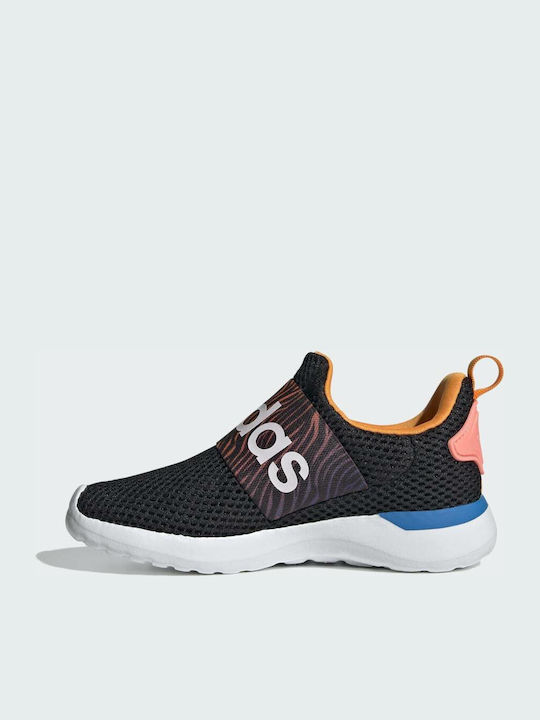 Lite Racer Adapt 4.0 K Kids Sports Shoes Running Slip-On Core Black / Acid Red / Blue Rush