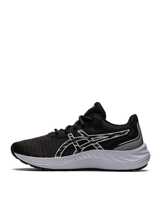 Gel Excite 9 Αθλητικά Παιδικά Παπούτσια Running με Κορδόνια Μαύρα