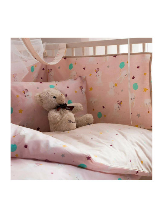 Vesta Home Baby Quilt Cat 120x160cm Pink