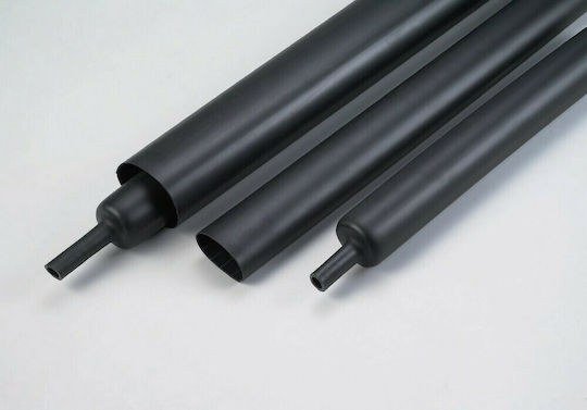 SAS Heat-Shrink Tubing with Internal Adhesive and Shrinkage Ratio 3:1 Black AK-TH-040