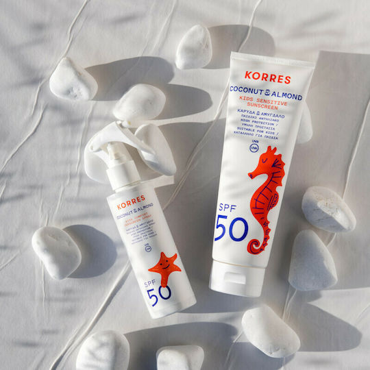 Korres Coconut & Almond Waterproof Kids Sunscreen Spray SPF50 150ml