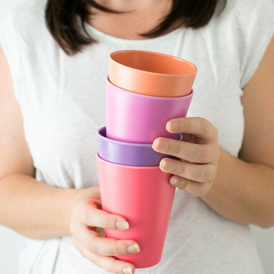 Bobo & boo Baby Cups made of Bamboo Multicolour 4pcs for 24m+m+