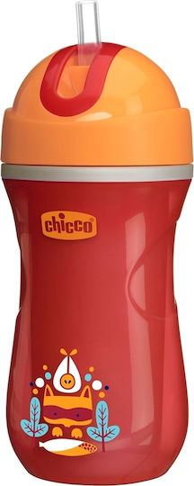 Chicco Baby Cup Sport made of Plastic Red 266ml for 14m+m+