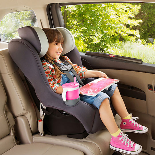 Munchkin Baby Cup with Handles and Straw Snack Catch & Sip made of Plastic Pink 225ml for 12m+