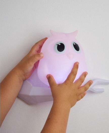 Flow Lumină de perete pentru copii Lumini LED Plastic Owl