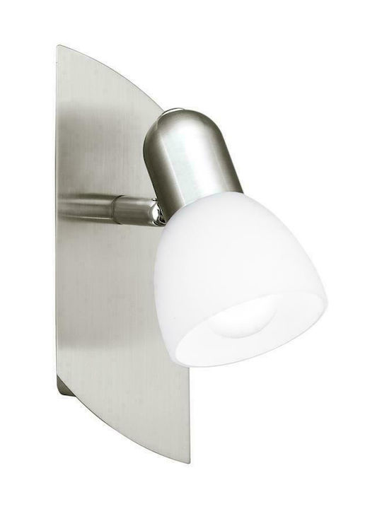 Eglo Enea Single Spot with Socket E14 in Silver Color