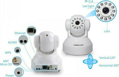 Foscam FI9816P IP Κάμερα Παρακολούθησης Wi-Fi HD με Αμφίδρομη Επικοινωνία