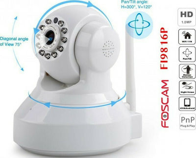 Foscam FI9816P IP Κάμερα Παρακολούθησης Wi-Fi HD με Αμφίδρομη Επικοινωνία