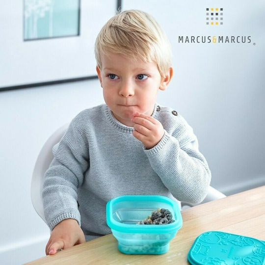 Marcus & Marcus Μπολ Σιλικόνης Πτυσσόμενο Snack Container Πράσινο