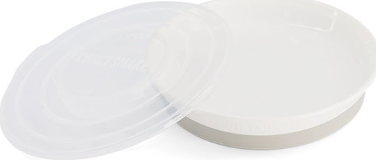 Twistshake Plate 6m+ White