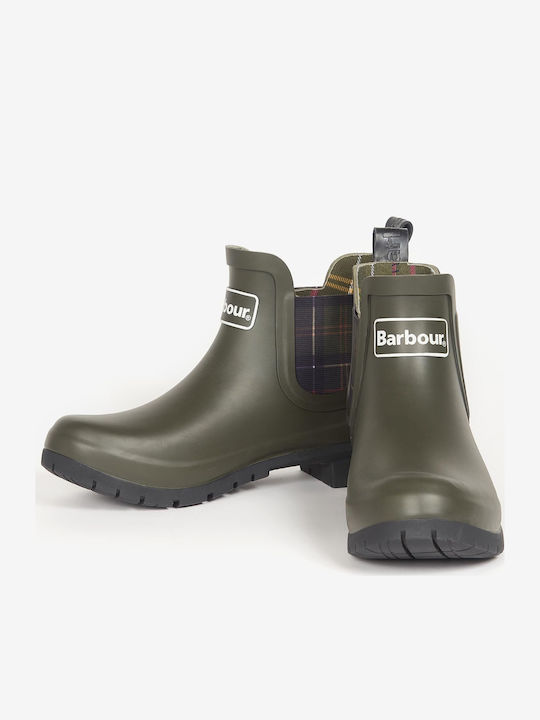 Kingham Wellington Women's Short Wellies Olive LRF0088-OL11