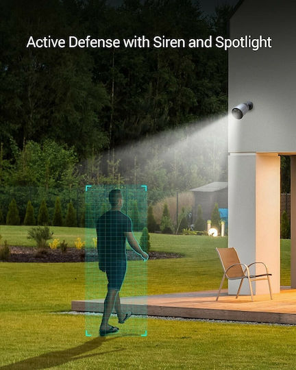 Ezviz BC1C IP Cameră de Supraveghere Wi-Fi Full HD 1080p Rezistentă la apă Pe baterii cu Comunicare Bidirecțională