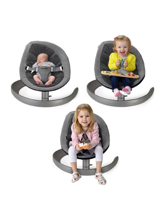 Nuna Χειροκίνητο Relax Μωρού Leaf Cinder για Παιδί έως 60kg