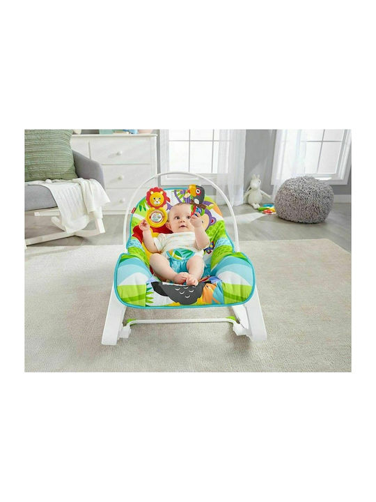 Fisher Price Relax Μωρού Κούνια Infant To Toddler Lion με Δόνηση για Παιδί έως 18kg