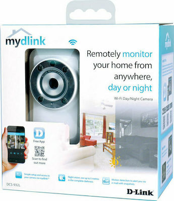 D-Link DCS-932L IP Cameră de supraveghere Wi-Fi SD cu microfon și obiectiv de 5.01mm DCS-932L