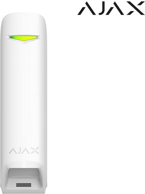 Ajax Systems MotionProtect Curtain Αισθητήρας Κίνησης Μπαταρίας με Εμβέλεια 15m Αδιάβροχος σε Λευκό Χρώμα 20.52.601.221