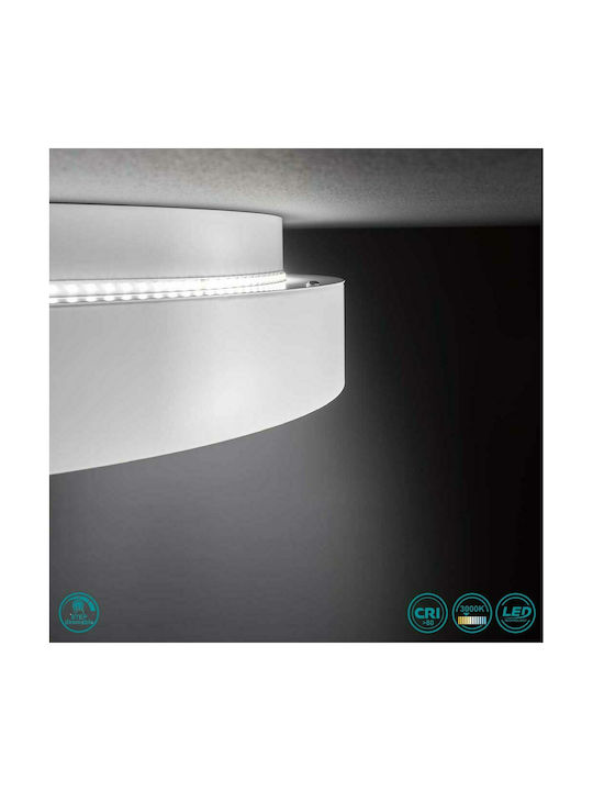 Wofi Shay Deckenleuchte 59cm Weiß mit Integrierter LED