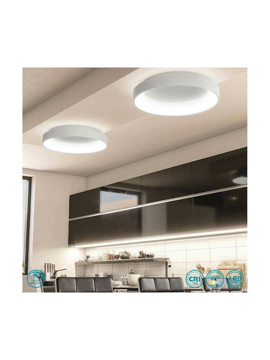 Wofi Shay Deckenleuchte 59cm Weiß mit Integrierter LED