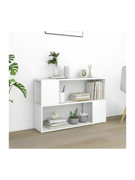 Bookcase White 100x24x63cm