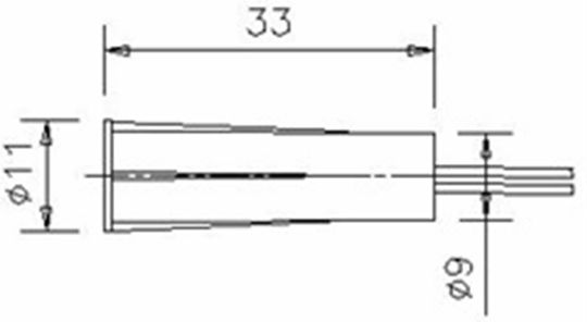 Tele Verkabelter Kontakt NC Tür- / Fenster-Sensor 10 Stück