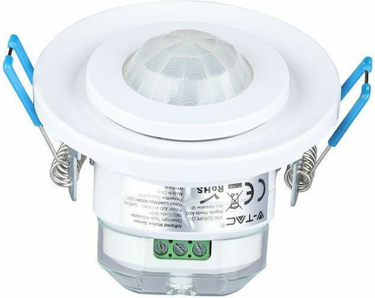 V-TAC VT-8030 Ενσύρματος Αισθητήρας Κίνησης Υπερύθρων 360° Εμβέλειας 8m