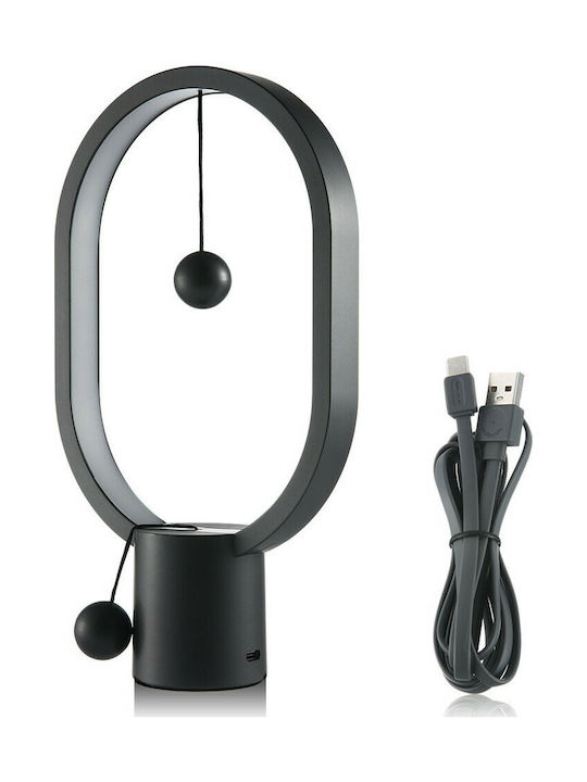 Allocacoc Heng Balance Lamp Ellipse Mini Decorative Lamp Gray