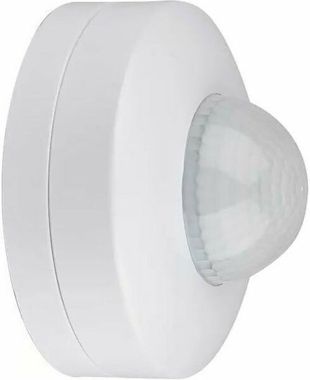 V-TAC VT-8004 Ενσύρματος Αισθητήρας Κίνησης Υπερύθρων 360° Εμβέλειας 12m
