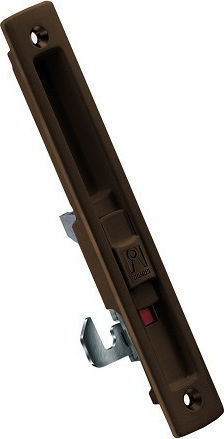 Domus Kliklok Lock for Sliding Aluminum Doors Brown