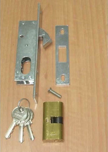 Domus Χωνευτή Κλειδαριά 54mm σε Ασημί Χρώμα