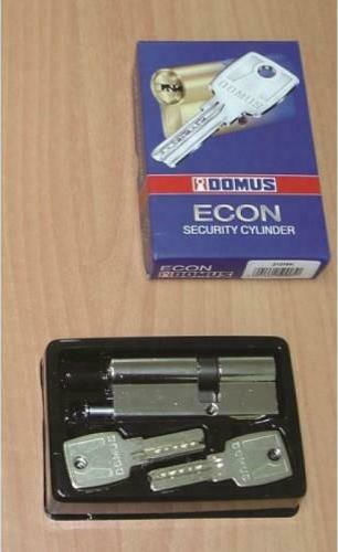 Domus Lock Cylinder Security ECON 83mm (30-53) with 5 Keys Silver