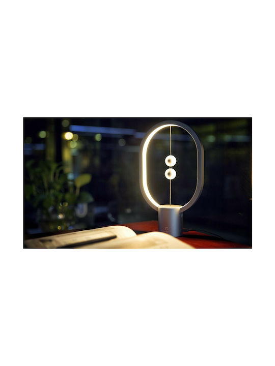 Allocacoc Διακοσμητικό Φωτιστικό Heng Balance Ellipse Mini LED Θερμό Λευκό 14x5.5x24.5εκ.