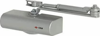 Cisa C1416 Μηχανισμός Επαναφοράς για Πόρτες έως 110cm και 80kg Ασημί