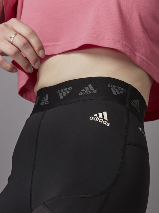 Hyperglam Training Damen Leggings-Shorts Formendefinition Hohe Taille Schwarz