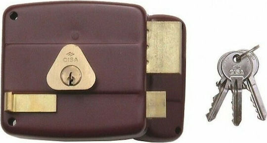 Cisa Lock Box in color Red Left