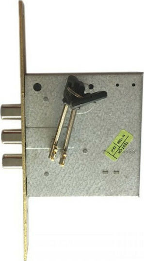 Cisa Recessed Lock Safe deposit box with Cylinder and Center 50mm Gold