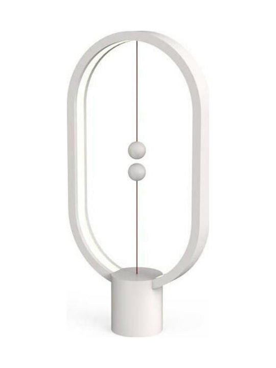 Allocacoc Διακοσμητικό Φωτιστικό Heng Balance Lamp Ellipse LED Θερμό Λευκό 2700K 28x40x7εκ.