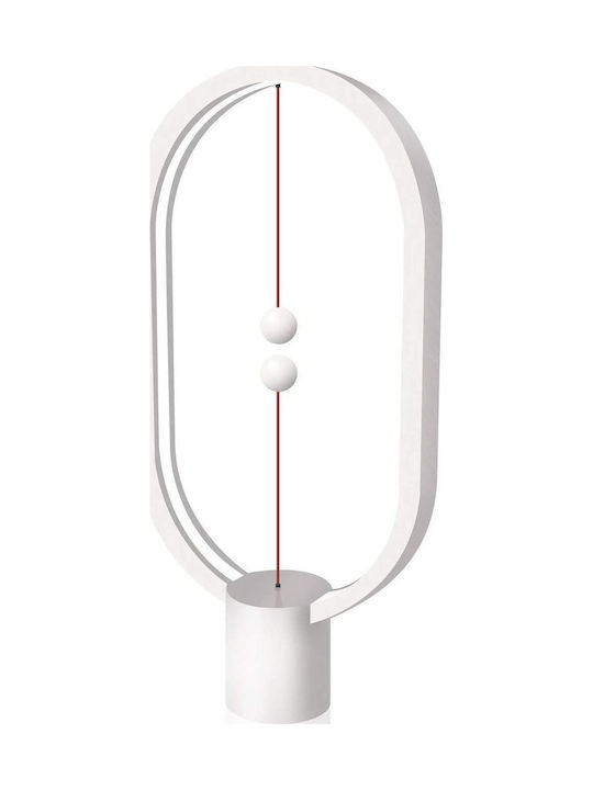 Allocacoc Διακοσμητικό Φωτιστικό Heng Balance Lamp Ellipse LED Θερμό Λευκό 2700K 28x40x7εκ.