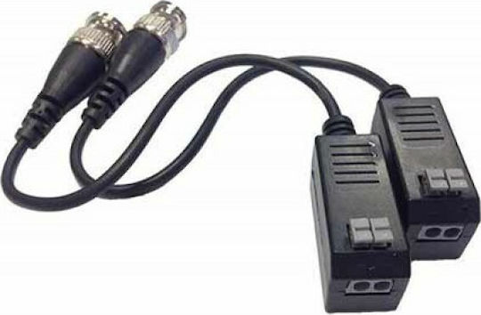 Hikvision Video Balun for CCTV Systems Black DS-1H18S/E-E