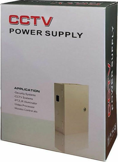 Powertech Power Box for CCTV Systems 9 Channels CP1209-20A-B