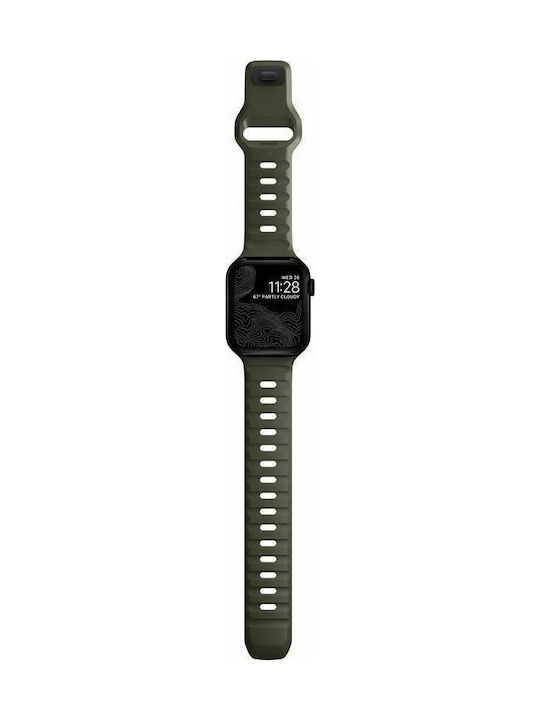 Nomad Sport Strap M/L Λουράκι Σιλικόνης Ash Green (Apple Watch 42/44/45mm)