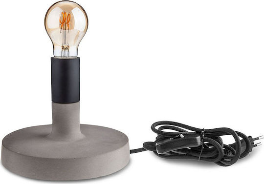 V-TAC Concrete Vintage Table Lamp for Socket E27 with Gray Base