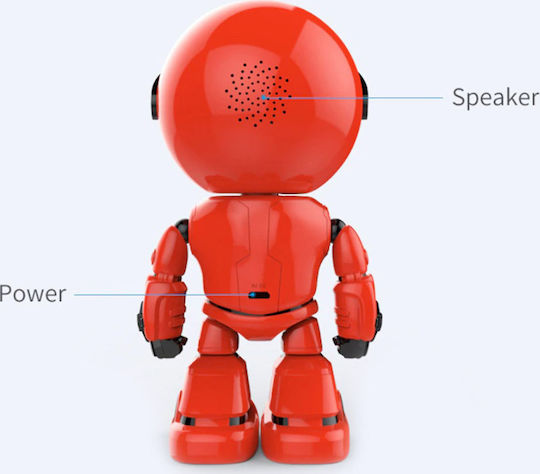 Andowl Spionagekamera WiFi Roboter 1080p mit Speicherkartensteckplatz und Bewegungsmelder