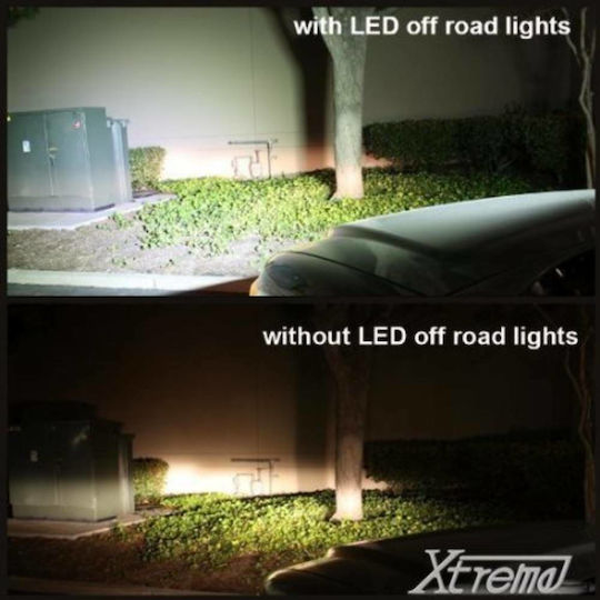 Squareς Waterproof Headlights Car LED Universal 9 - 32V 27W 11cm 1pcs