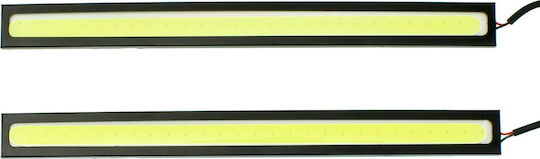 Slim Daytime Αδιάβροχα Φώτα Ημέρας Αυτοκινήτου LED Universal 12V 6W 17cm 2τμχ