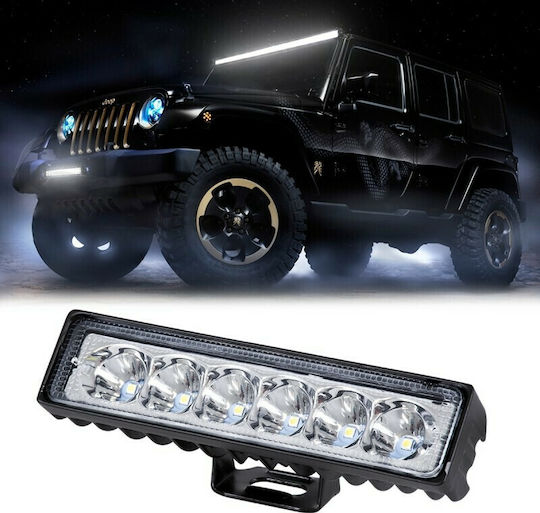 Waterproof Daytime Running Lamps Car in Bar Shape LED BMW Series 7 10 - 30V 18W 15.5cm with White Lighting 1pcs