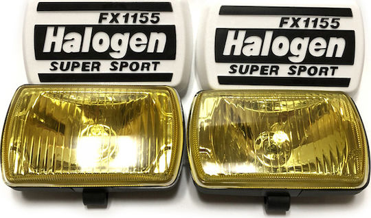 Auto Gs FX-155 / LA-1039 Headlight Universal with Yellow Lighting 1pcs