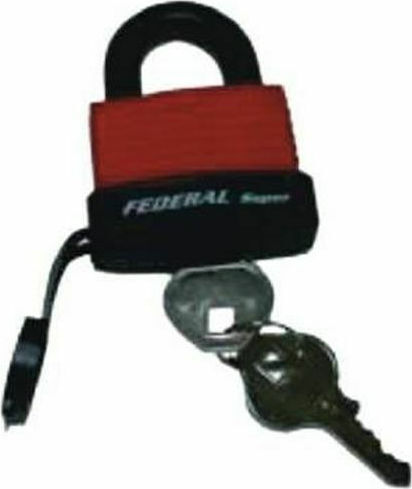 Eval Padlock Brass with Key Waterproof 45mm 1pcs