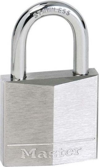Master Lock 629EURQ Steel Padlock Brass with Key Set of 4 pieces. 20mm Silver 4pcs