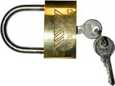 Padlock Brass with Key Brass Light Type Padlock 30mm 1pcs